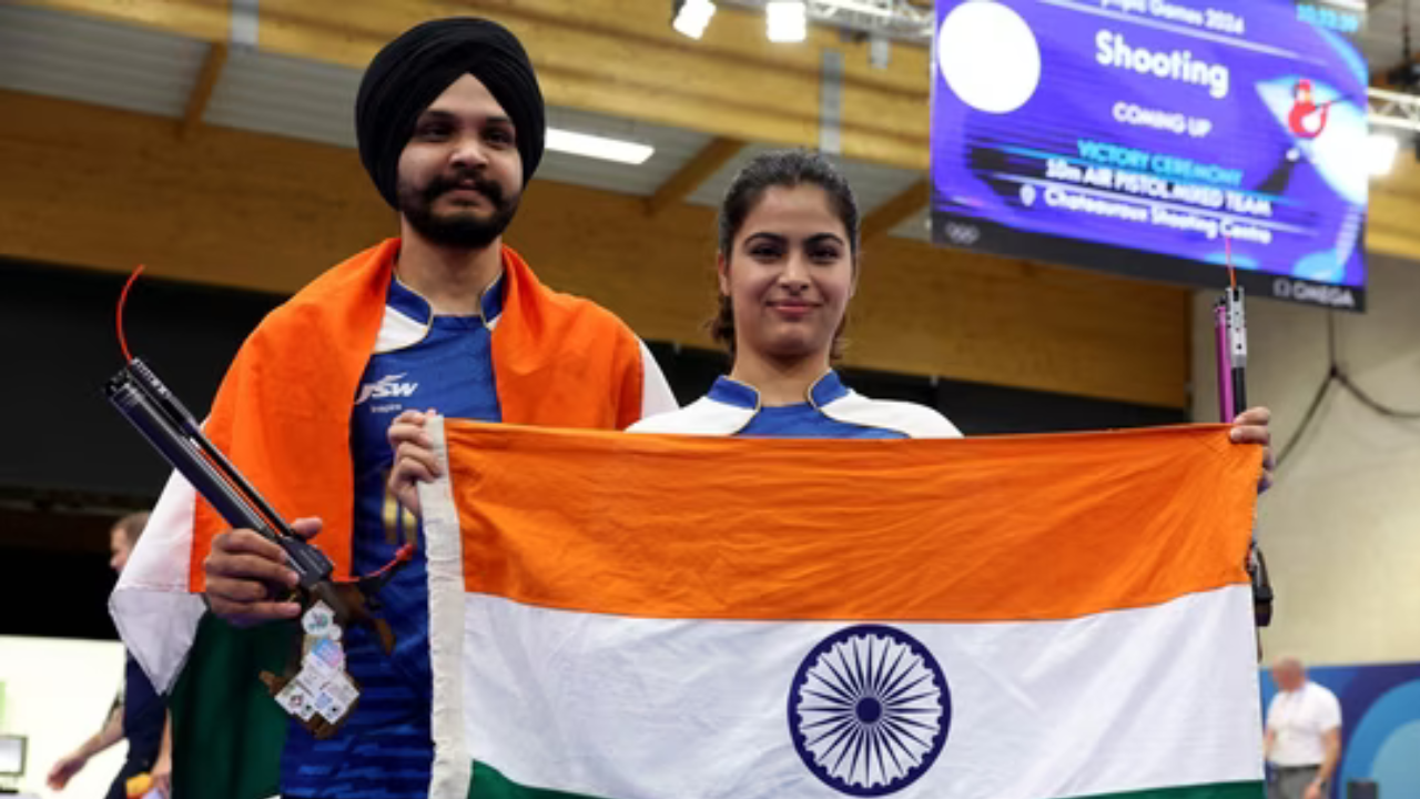 Sachin Tendulkar, Gautam Gambhir hail Manu Bhaker, Sarabjot Singh for shooting bronze in Paris Olympics